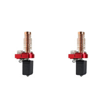 2X Geüpgradede Hotend-Kit voor FLASHFORGE Adventurer 5M Hotend AD5M-Nozzle-Kit, Keramisch Verwarmingsblok en Hardstalen Nozzle van 0,4 mm