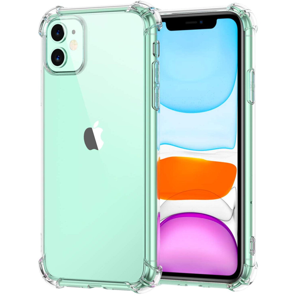 Compatible With Iphone Se 2020, 12/12 Pro Max, 11/11 Pro Max, Xr/X/Xs/Xs Max, 7/8 Plus Â Crystal Clear Shock-Absorbing Soft Tpu Bumper Case 9448483584807