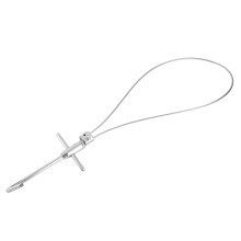 Adjustable Stainless Steel Pig Catcher Pole Trap 54.5x20cm Livestock Tool