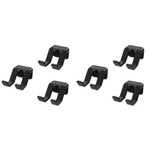 6 Pezzi Supporto per Controller per Supporto da Parete per Gamepad per PS5 per PS4 per  One  Pro Adesivo/Viti Supporto da Parete Nero