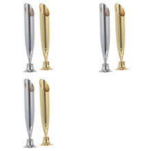 6pcs Quill Pen Holder Metal Insertion Pen Holder Single Pen Display Stand Quill Dip Pen Base Desktop Pencil Stand Holder