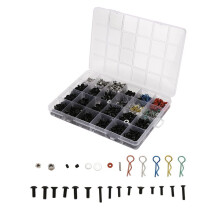 Set di Scatole di Viti per Strumenti di Riparazione di Parti di Automobili RC 1/10 per /SCX10/Redcat/HPI/Arrma/Losi