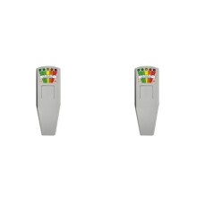 2X Digital Electromagnetic Field Radiation Tester Handheld 5 LED Gauss EMF Meter for Hunting Personal Safety