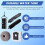For  X30/X30Pro Robot Vacuum Accessories Roller Brush, Side Brush, Filter, Mop, Dust Bag Kit 6