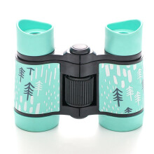 Children's Telescope 4 x 30 Color Rubber Handle Anti-Skid Children's Toy Binoculars Gifts Outdoor(Robinegg )