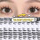 (02) Black Lash Clusters 9-13mm, Self-Adhesive 2