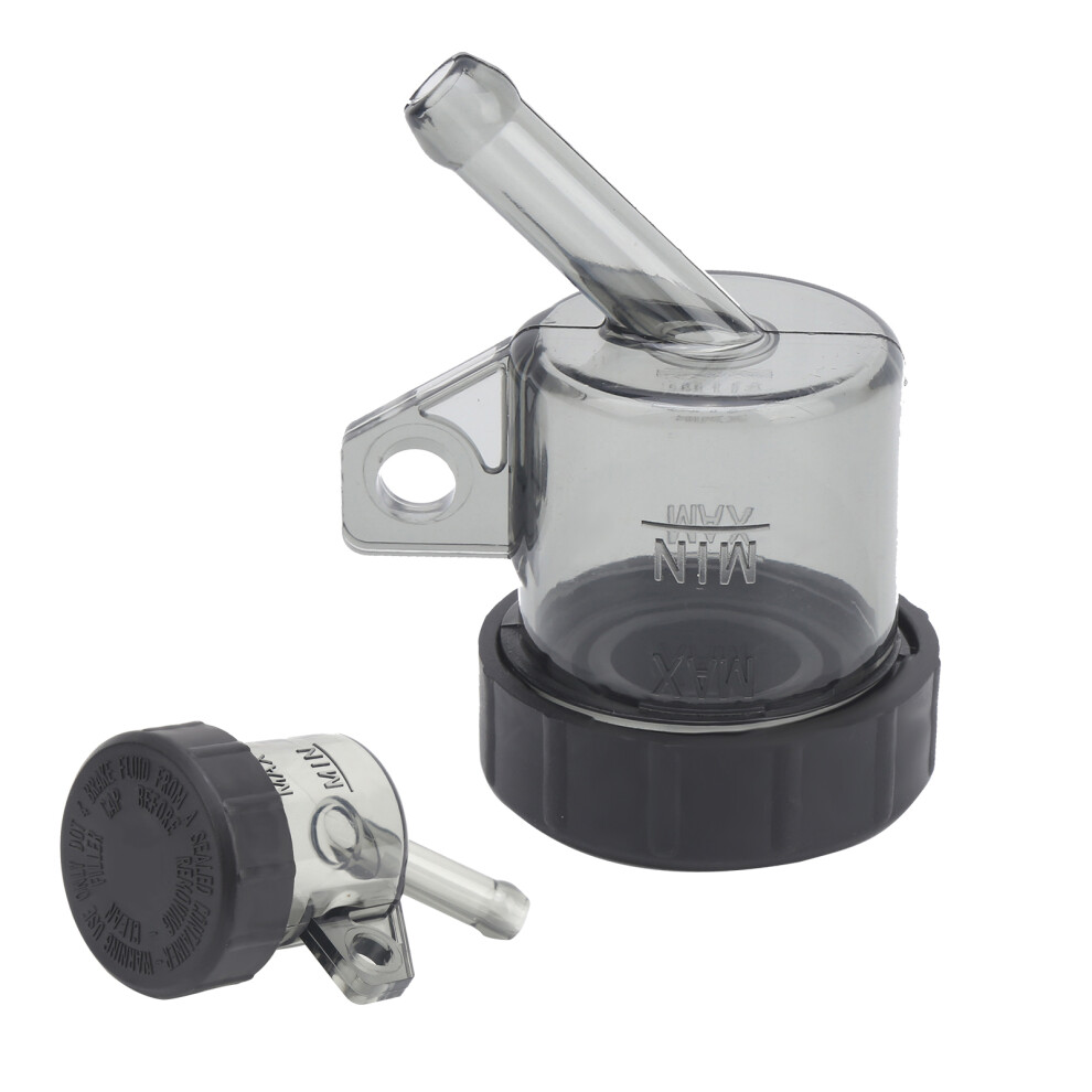 Universal Motorcycle Brake Fluid Reservoir 60Ml Transparent Smoky 5071391525521