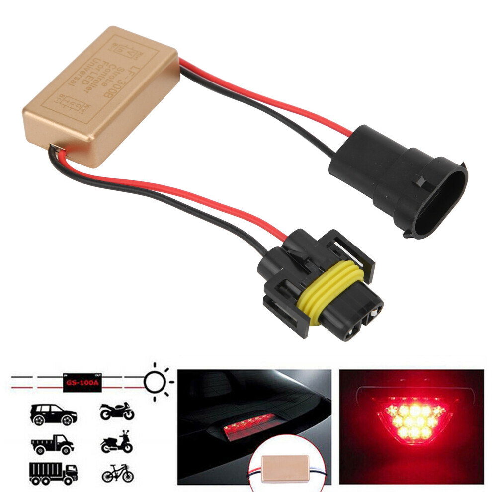Led Flash Strobe Controller Box H8 H9 H11, 50W, Continuous Flash 8411391525690