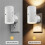 Night Lights Plug Into Wall Dimmable LED Wall Lights with Light Sensor 3 Temperatures Nightlight for Bedroom EU Plug 7