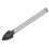 Ferroalloy Ceramic Tile Drill Bit 12mm Triangular for Marble Glass Wall Use 9
