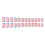 24PCS Pink Fake Nails, Colorful Edge, Durable Design 4