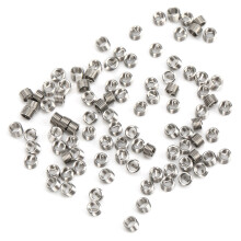 100Pcs SUS304 Thread Inserts M2.5x0.45 Reducing Nut Repair Tool