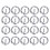 20Pcs M12 x 1.75 SUS304 Thread Repair Wire Inserts, 12mm Drill 1
