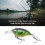 Mini Minnow Köder 6,2 cm Künstlicher Angelköder für Outdoor-Fischen 7