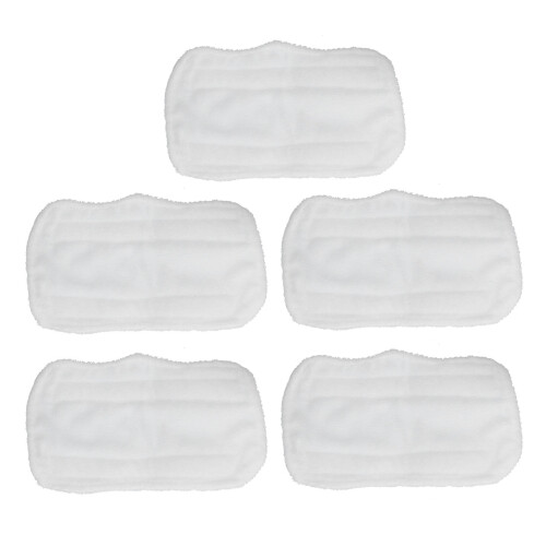 5-Piece White Mop Pad Set for Shark