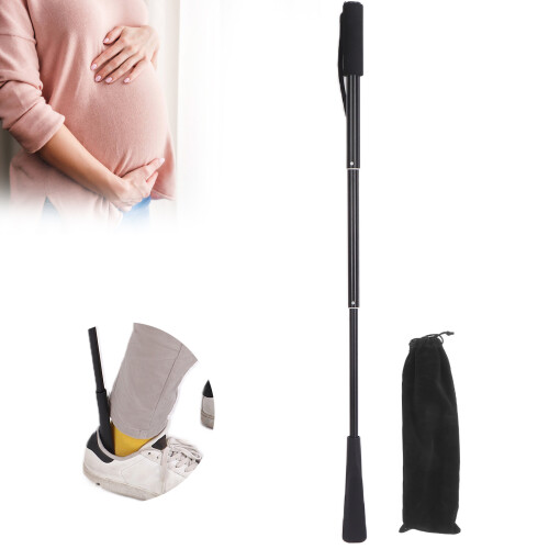 Long Handle Shoe Horn for Seniors, Retractable, 65cm 2