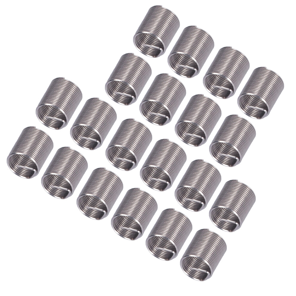 20Pcs M12x1 Threaded Wire Insert Set Stainless Steel For Aluminum & Plastic 4671391977989
