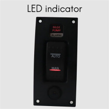 3X 12-24V Bilge Pump Waterproof Alarm Ship Deck Cleaning Control Panel for Boat Bilge Pumps /Off Panel