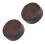 13MM Brown-Red Cowhide Billiard Cue Tips 50pcs/Box 12