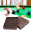 13MM Brown-Red Cowhide Billiard Cue Tips 50pcs/Box 16