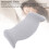 Light Gray Ergonomic Lumbar Pillow 47x28cm Memory Foam Support 6