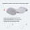 Light Gray Ergonomic Lumbar Pillow 47x28cm Memory Foam Support 7