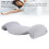 Light Gray Ergonomic Lumbar Pillow 47x28cm Memory Foam Support 9
