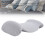 Light Gray Ergonomic Lumbar Pillow 47x28cm Memory Foam Support 11