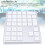 Wireless Numeric Keypad 35 Keys Bluetooth/2.4G Rechargeable Silver White 3