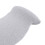 Light Gray Ergonomic Lumbar Pillow 47x28cm Memory Foam Support 16