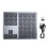 Wireless Numeric Keypad 35 Keys Bluetooth & 2.4G Rechargeable Gray Black 2