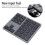 Wireless Numeric Keypad 35 Keys Bluetooth & 2.4G Rechargeable Gray Black 3