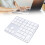 Wireless Dual Mode Numeric Keypad 35 Keys Rechargeable ABS Silver White 16