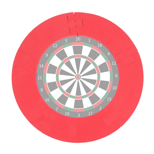 EVA Dartboard-Wandprotektor, Rot, Außendurchmesser 72,4 cm, Innendurchmesser 45,1 cm 1