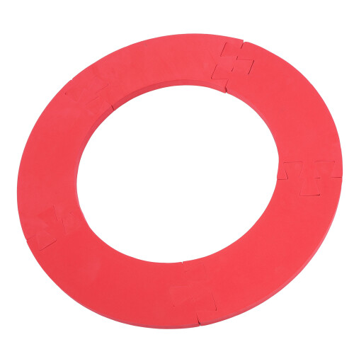 EVA Dartboard-Wandprotektor, Rot, Außendurchmesser 72,4 cm, Innendurchmesser 45,1 cm 2