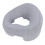 Ergonomic Memory Foam Face Down Pillow, Light Gray, 30cm x 13cm 5