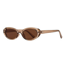 (Transparent Tea Gray)Modische polarisierte Damen-Sonnenbrille mit UV400-Schutz für Reisen und Partykleidung