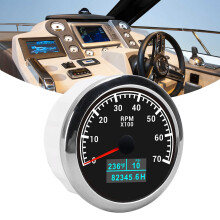 3-in-1 Marine- und Automobil-Tachometer Anzeige 9-32V IP67 wasserdicht