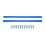 Durable Blue POM Rib Bones Rails for Longboard - 35.7x1.8cm 2