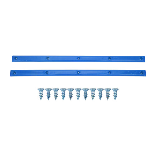 Haltbare blaue Rib Bones Rails für Longboard, POM-Material, 35,7 x 1,8 cm 1