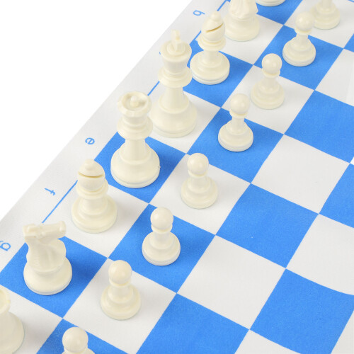 Kids Chess Set Plastic Felt Base