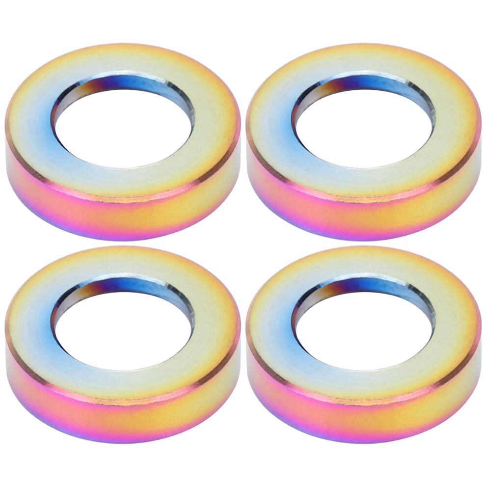 4Pcs Titanium Alloy M6 Brake Caliper Spacer Bolts - Colorful, 4.0G 5021391530551