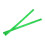 Durable Green Rib Bones Rails for Longboard 35.7cm, POM Material 15