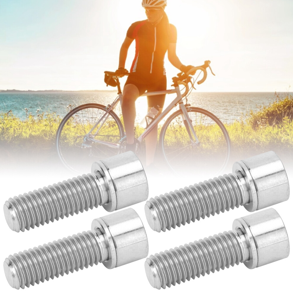 4 Pcs Bicycle Titanium Handlebar Stem Screws M7x20mm Heavy Duty Alloy Hex Bolts 6931391530750