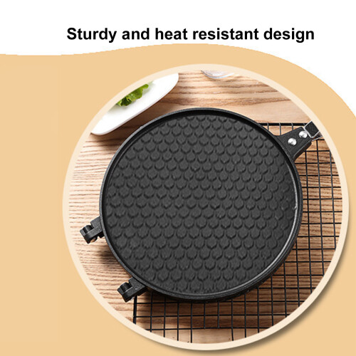 Egg Roll Baking Pan Aluminum 43.5x21.7cm Non-Stick Black 2