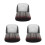 3Pièces Pinceaux Compact Fond Poudre Multi 1