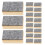 36Pcs Grey Mini Felt Board Erasers Wood Handle for Home Office School 1