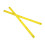 Durable Yellow Rib Bones Rails for Longboards, POM, 35.7x1.8cm 2