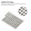 3D Simulations Fischaugen 10mm 100 Stück Silber 5