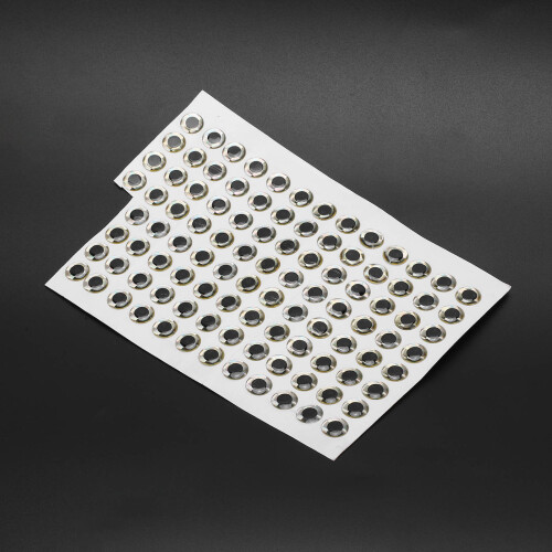 3D Angelköder Augen 10mm 100 Stück Aufkleber